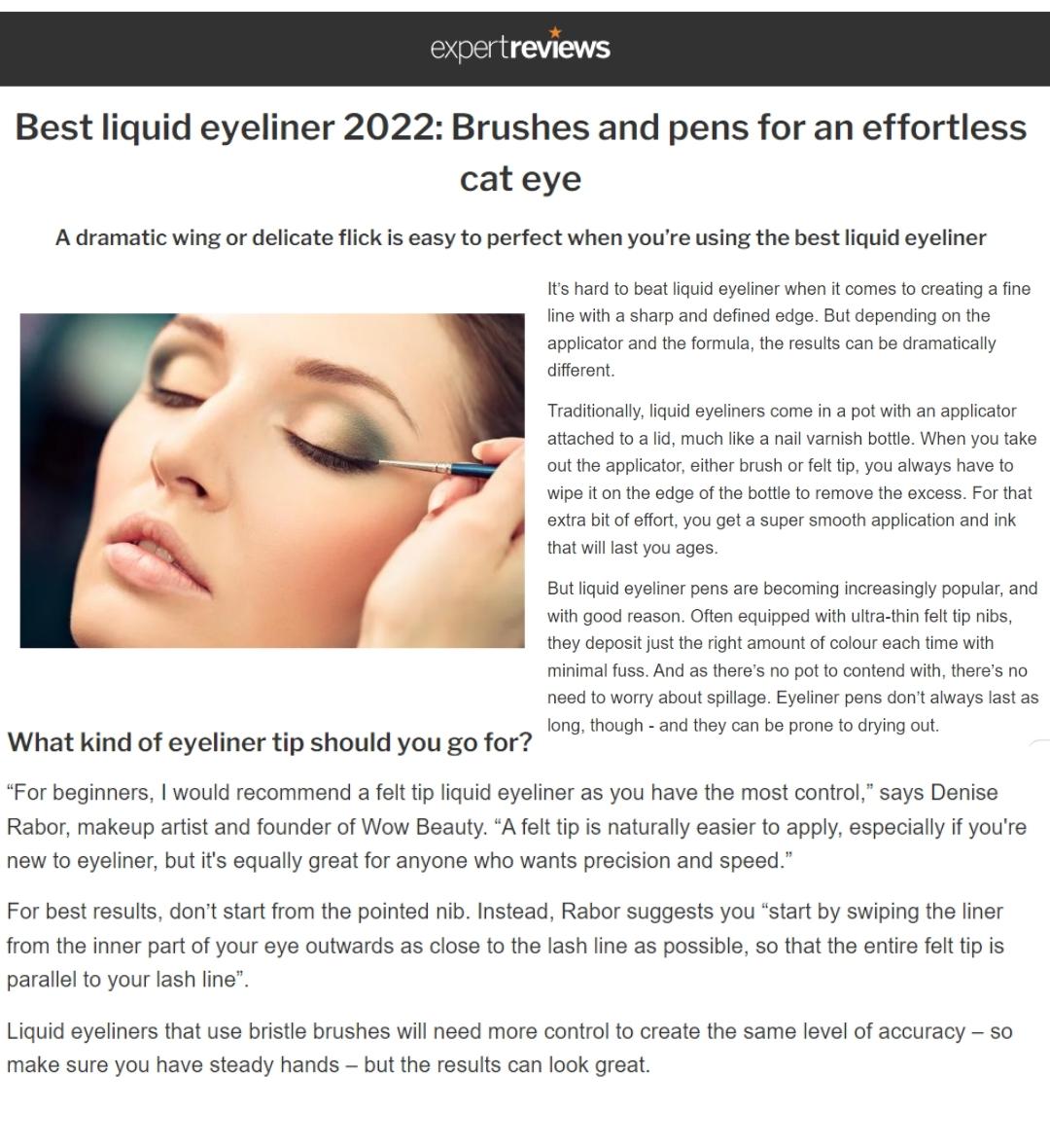 expert reviews - best liquid eyeliner