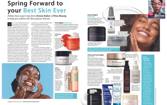 spring forward to your best skin ever black beauty and hair magazine