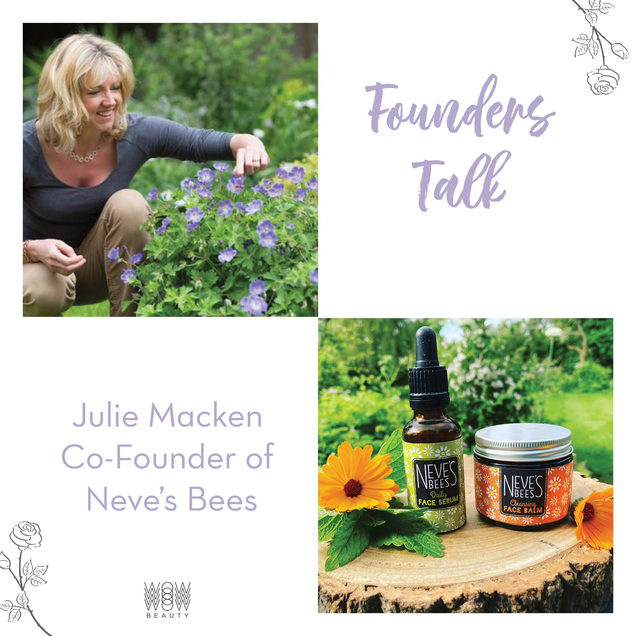 founders talk - neve's bees julie macken