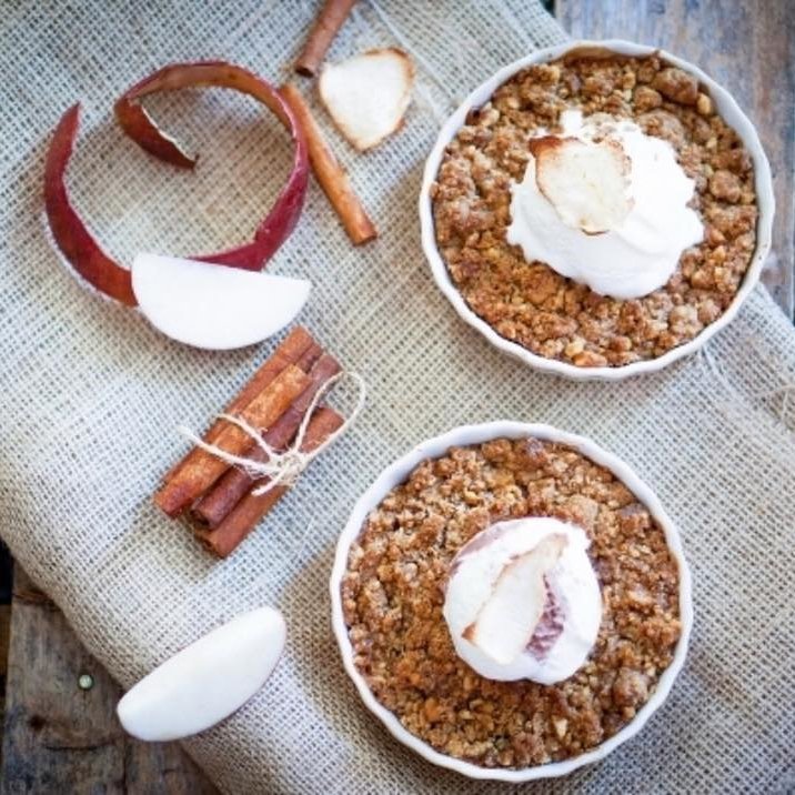 rosie letts apple crumble paint square