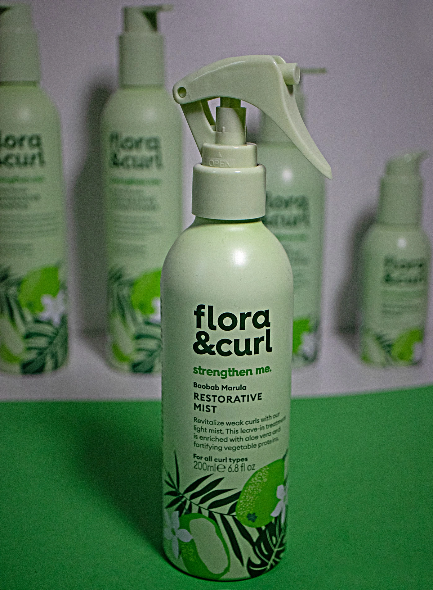 flora and curl restorative mist