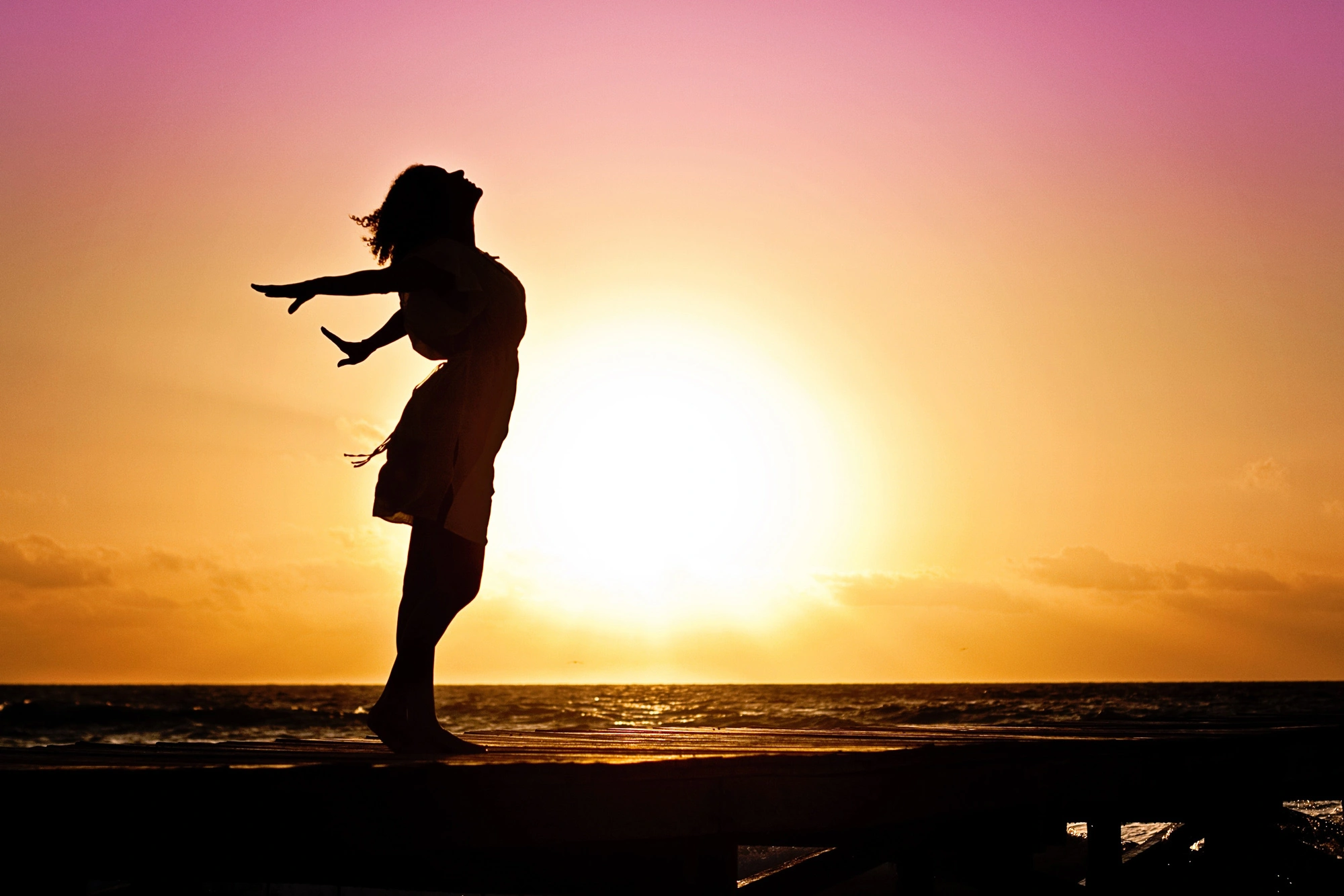 euphoric woman