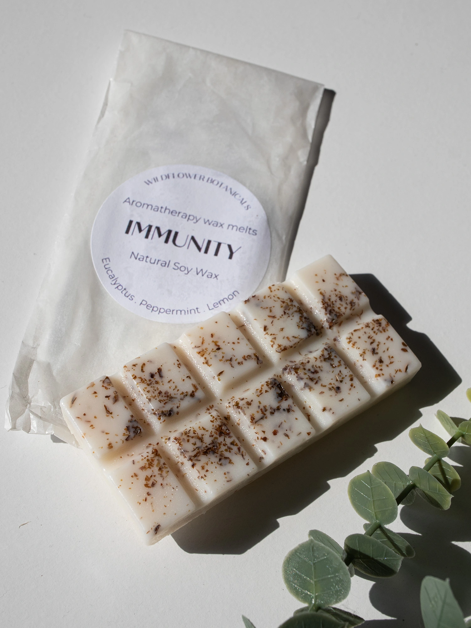 wildflower botanicals immunity wax melt
